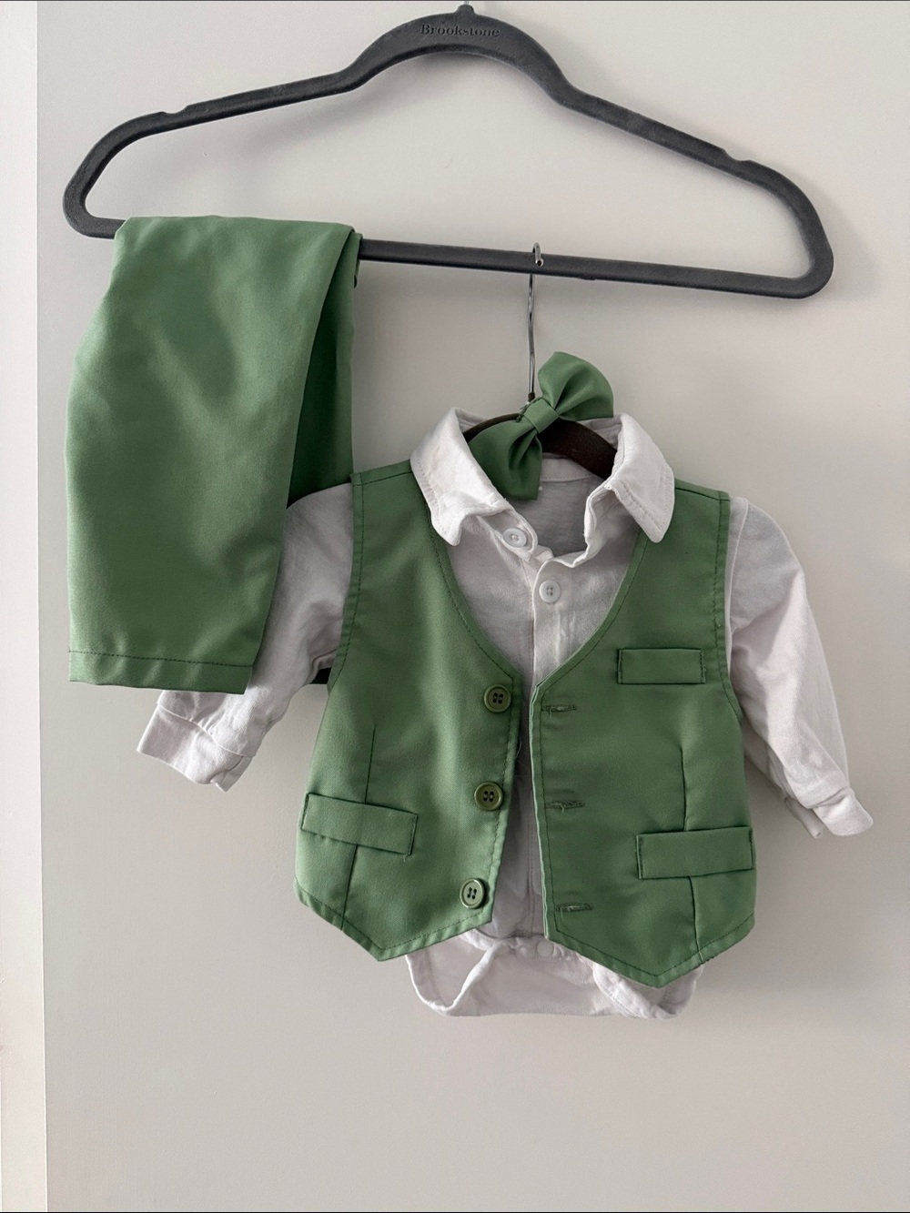Infant Light Green Formal Suit